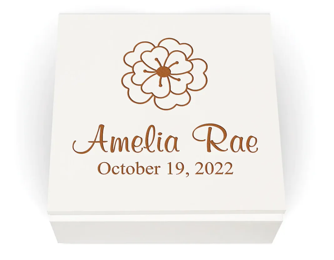 White Trinket Box
