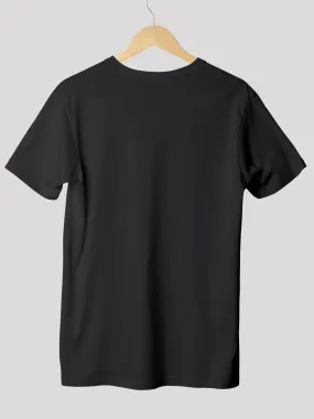 Wise Monkey Head Black Unisex T-Shirt