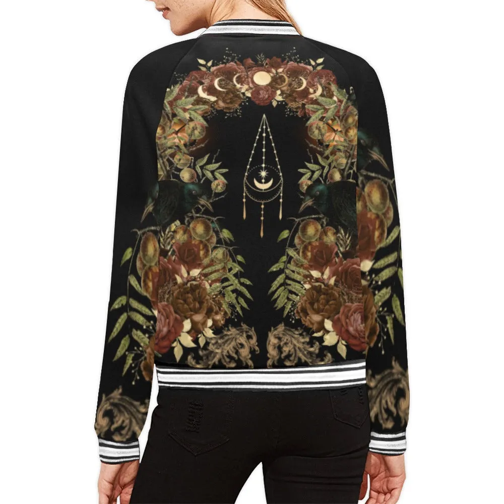 Witchy Samhain Halloween Blessings Fall Jacket, Witchy Clothing, Witches Jacket, Witchy Jacket, Hipster Witchy Clothing