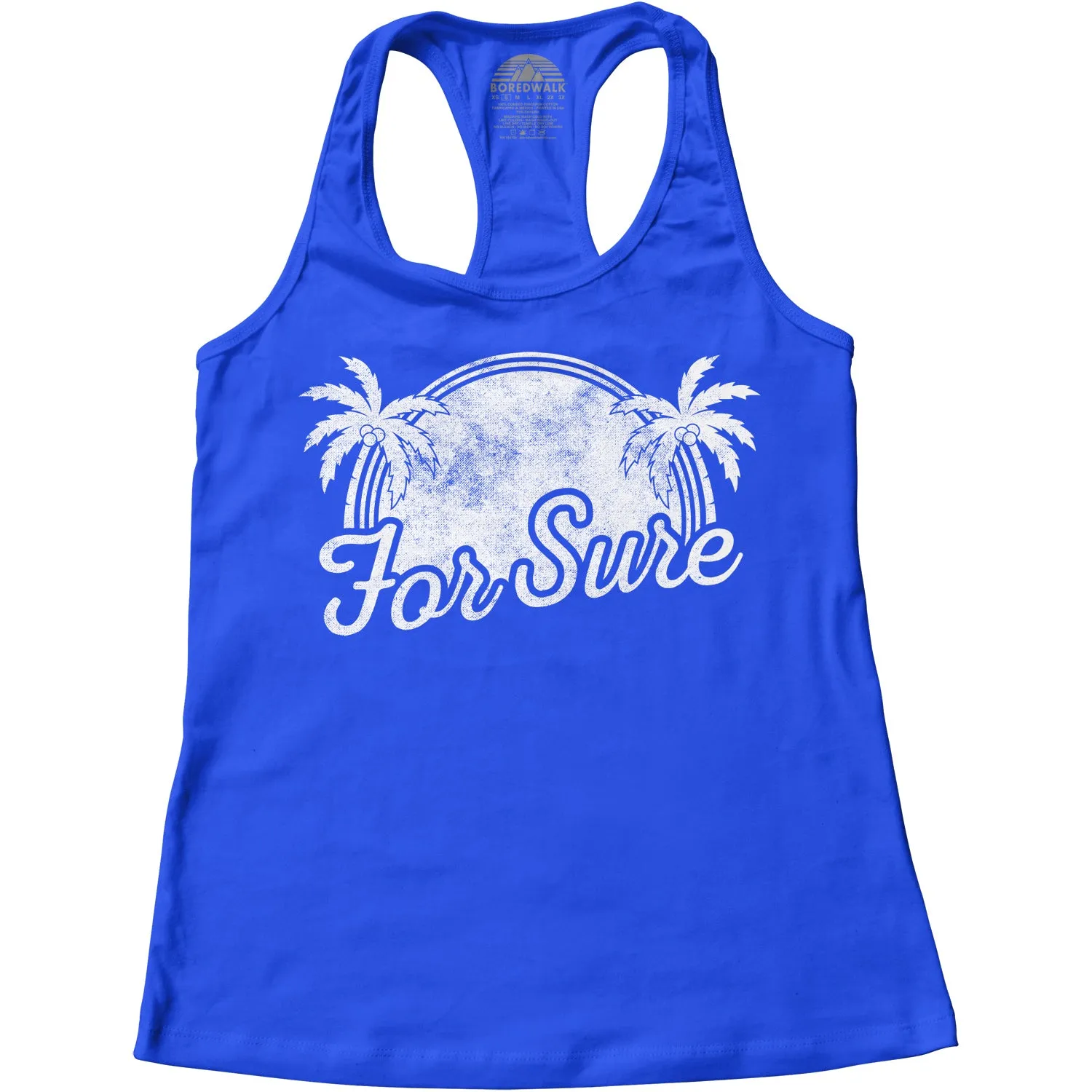 Women's For Sure Racerback Tank Top