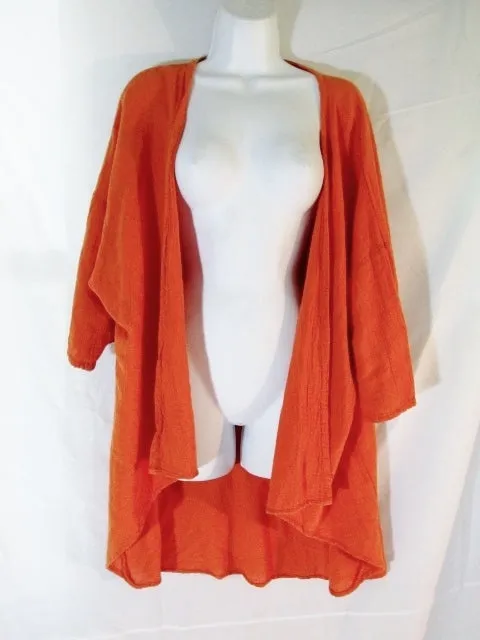 Womens OH MY GAUZE Florida 2 Pc Suit Set Pants Blazer Jacket XL ORANGE