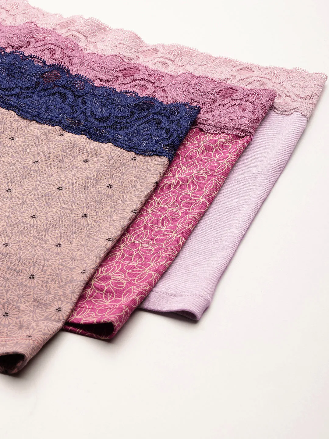 Women's Sexy Lace Hipster Underwear | Mid Waist Boyshorts | Panties For Women| Briefs 3 Packs