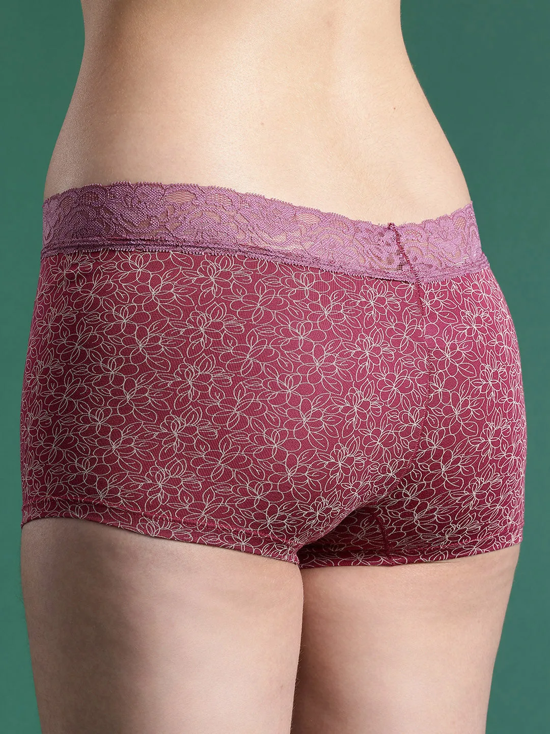 Women's Sexy Lace Hipster Underwear | Mid Waist Boyshorts | Panties For Women| Briefs 3 Packs