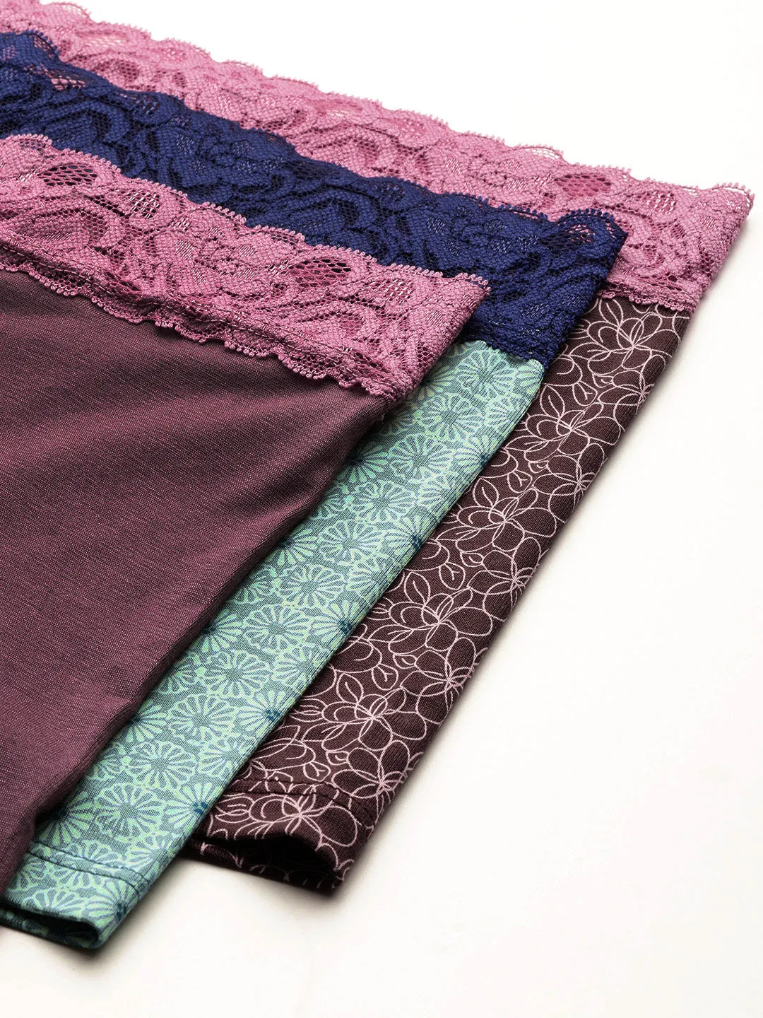 Women's Sexy Lace Hipster Underwear | Mid Waist Boyshorts | Panties For Women| Briefs 3 Packs