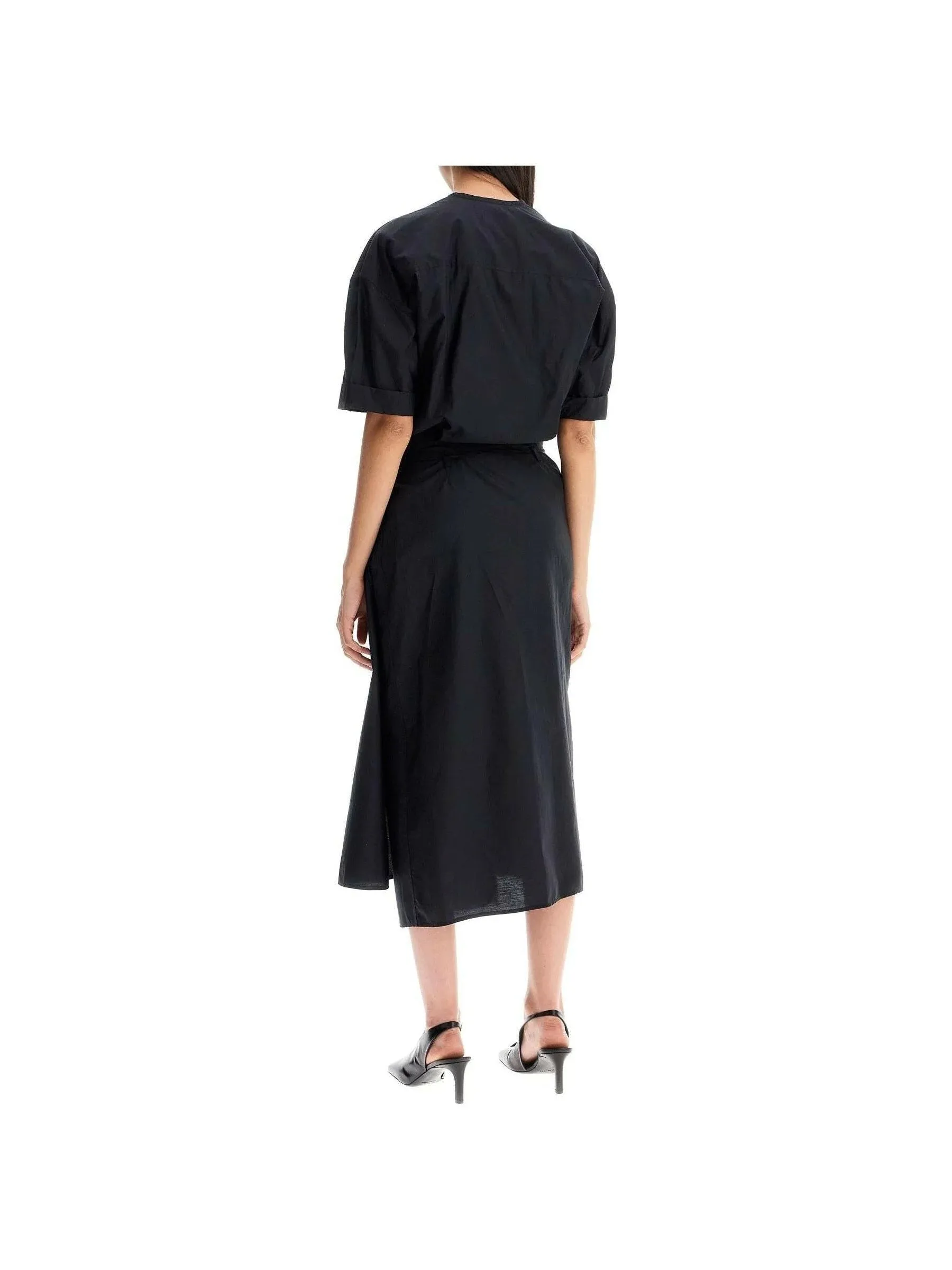 Wrap Style Short Sleeve Dress