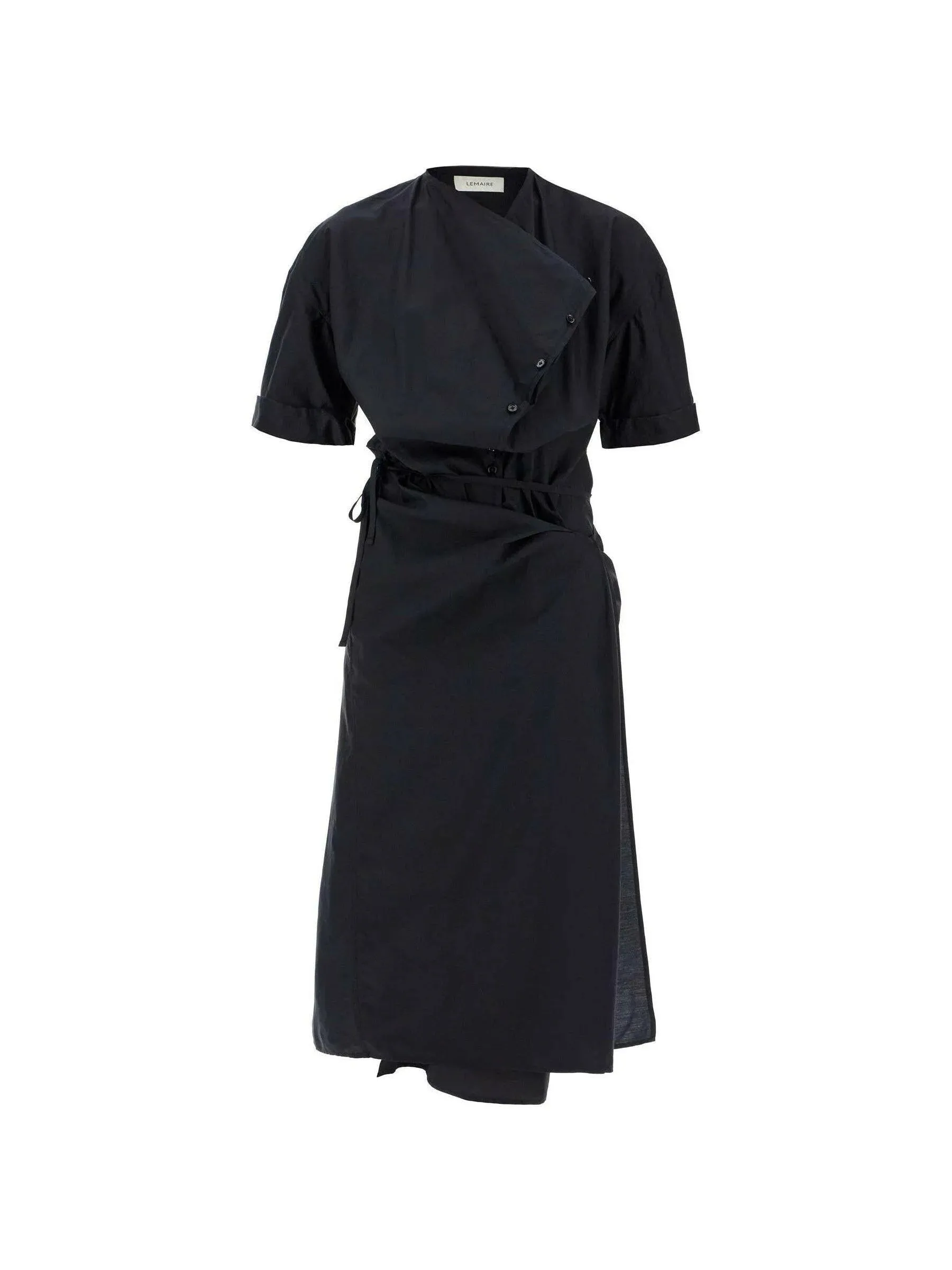Wrap Style Short Sleeve Dress