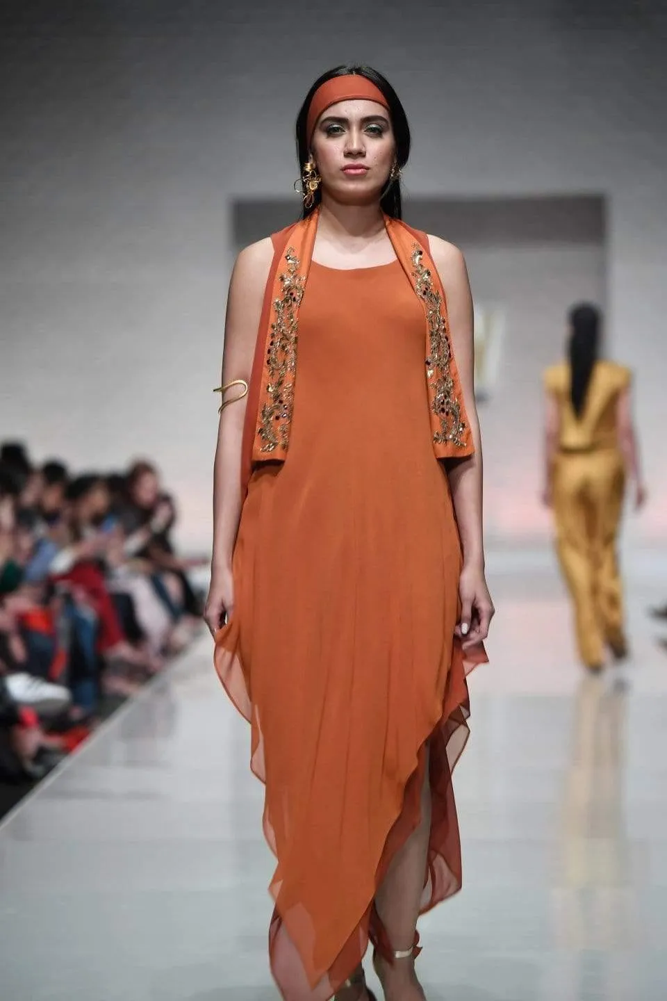 Yasmin Zaman - Rust Chiffon - Georgette - 2 Piece