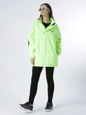 Zeel Unisex Neon Green Rainsuit